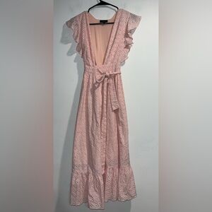 MAJORELLE Mistwood dress in Ballet Pink